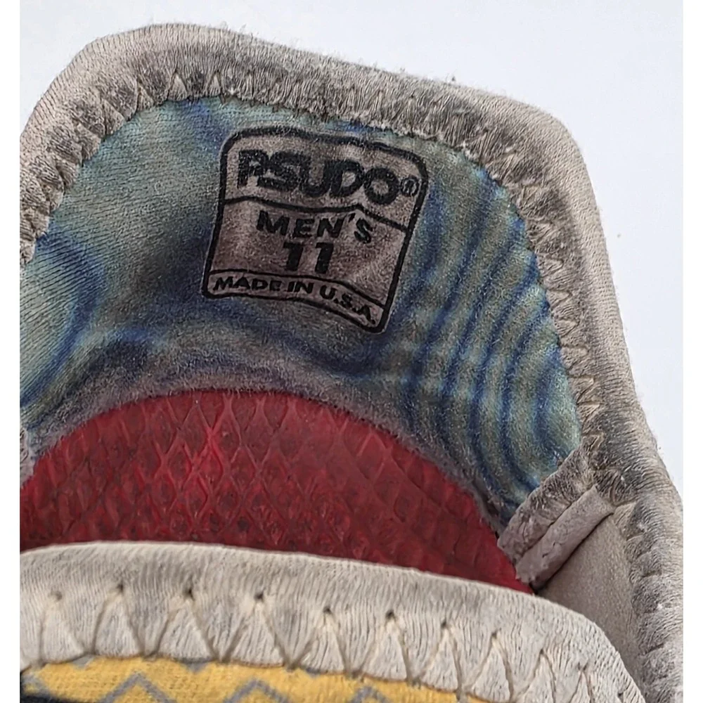 PSUDO Mens Court Slip‎ On Sneakers Cosmic USA Made Size 11 Lightweight Vegan